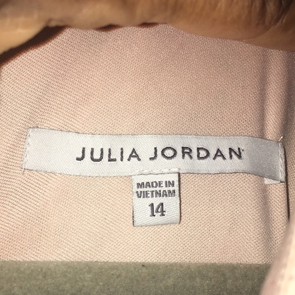 JULIA JORDAN MOCK NECK HALTER DRESS: Size 14W - Picture 13 of 14